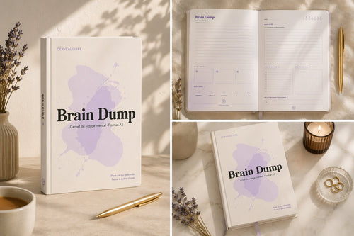 Carnet Brain Dump TDAH - CerveauLibre